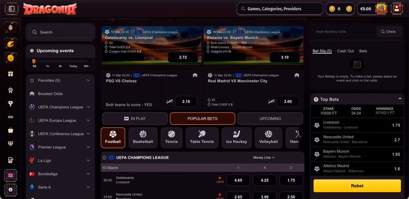 Découvrez le Monde de l'Excitation au Casino Dragonia en Ligne en France Découvrez le Monde de l'Excitation au Casino Dragonia en Ligne en France