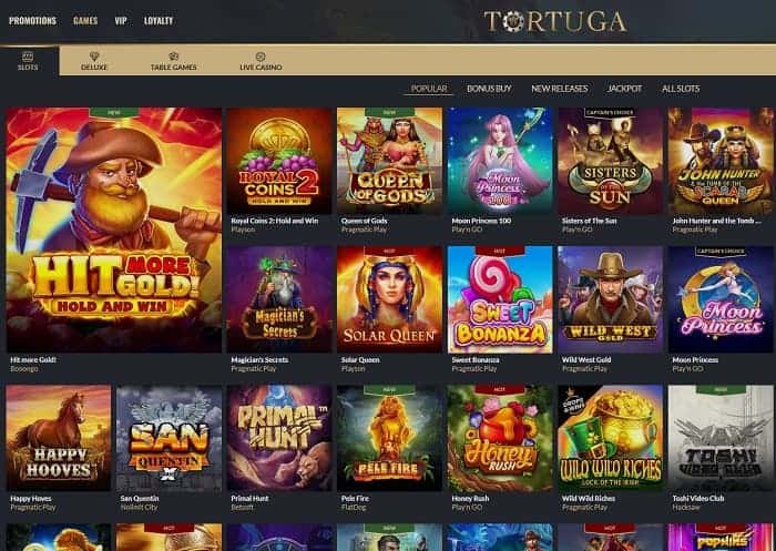 Explorez tortuga casino en ligne